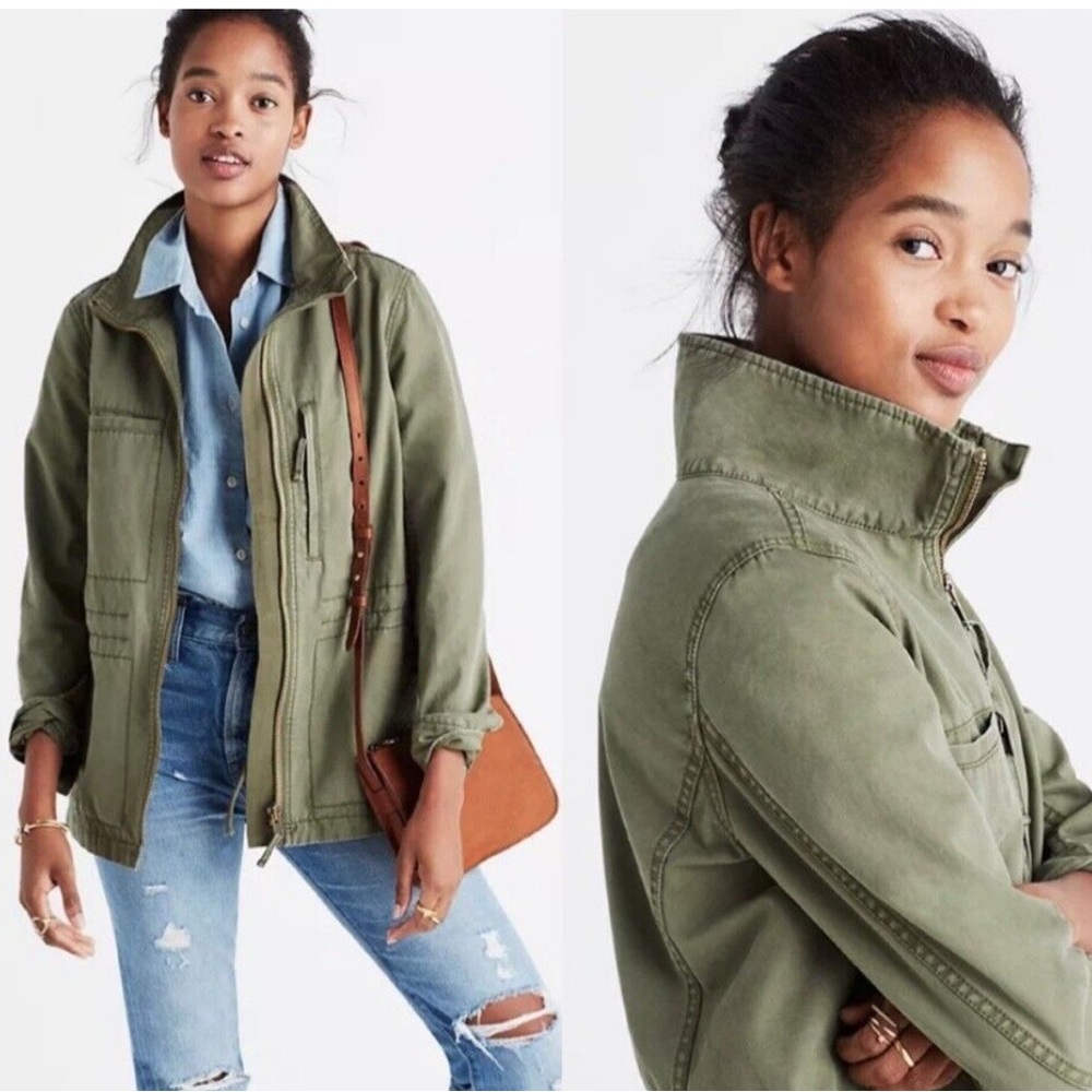 Madewell Green Utility Jacket